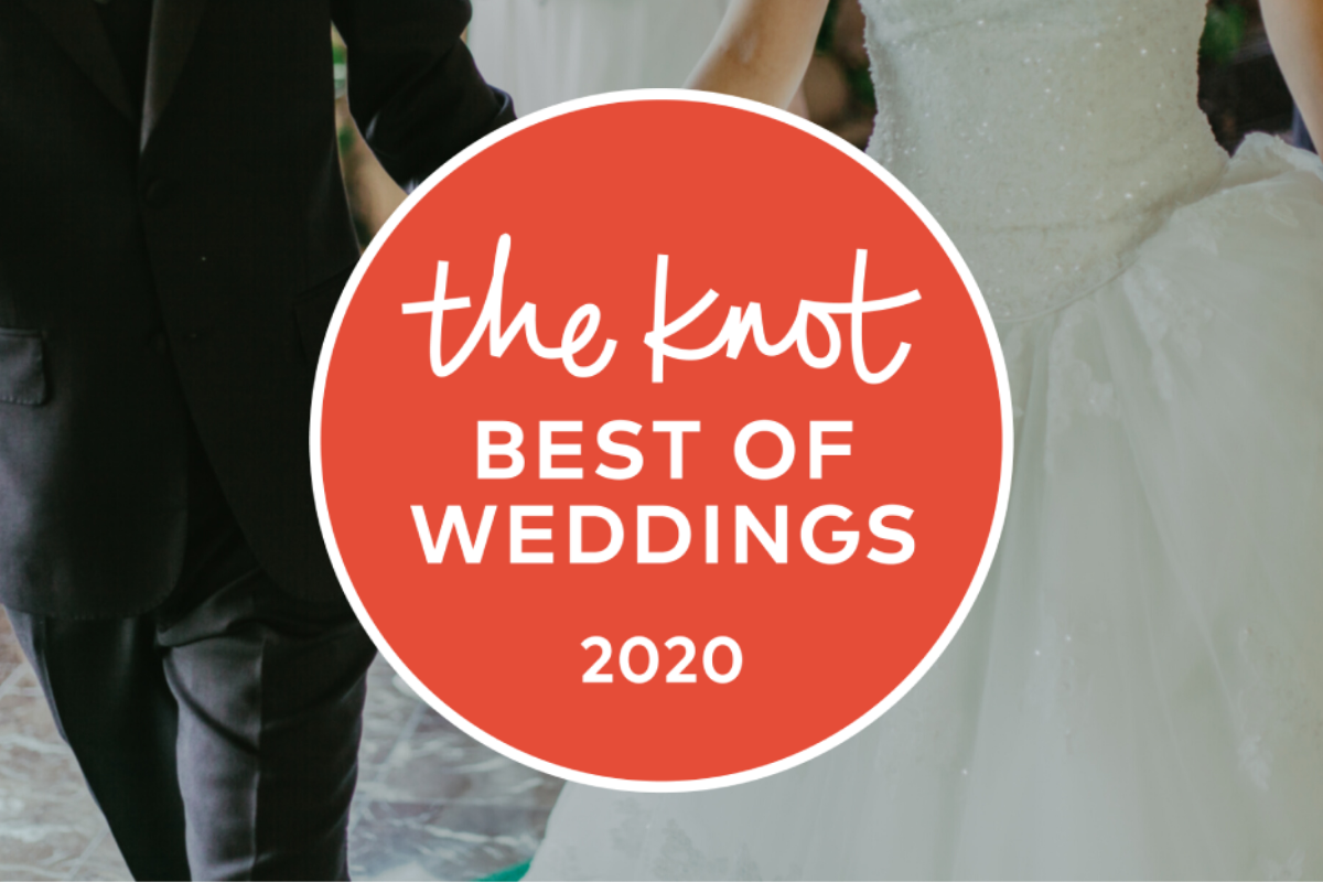 We Won! The Knot Best of Weddings 2020. Desktop Image