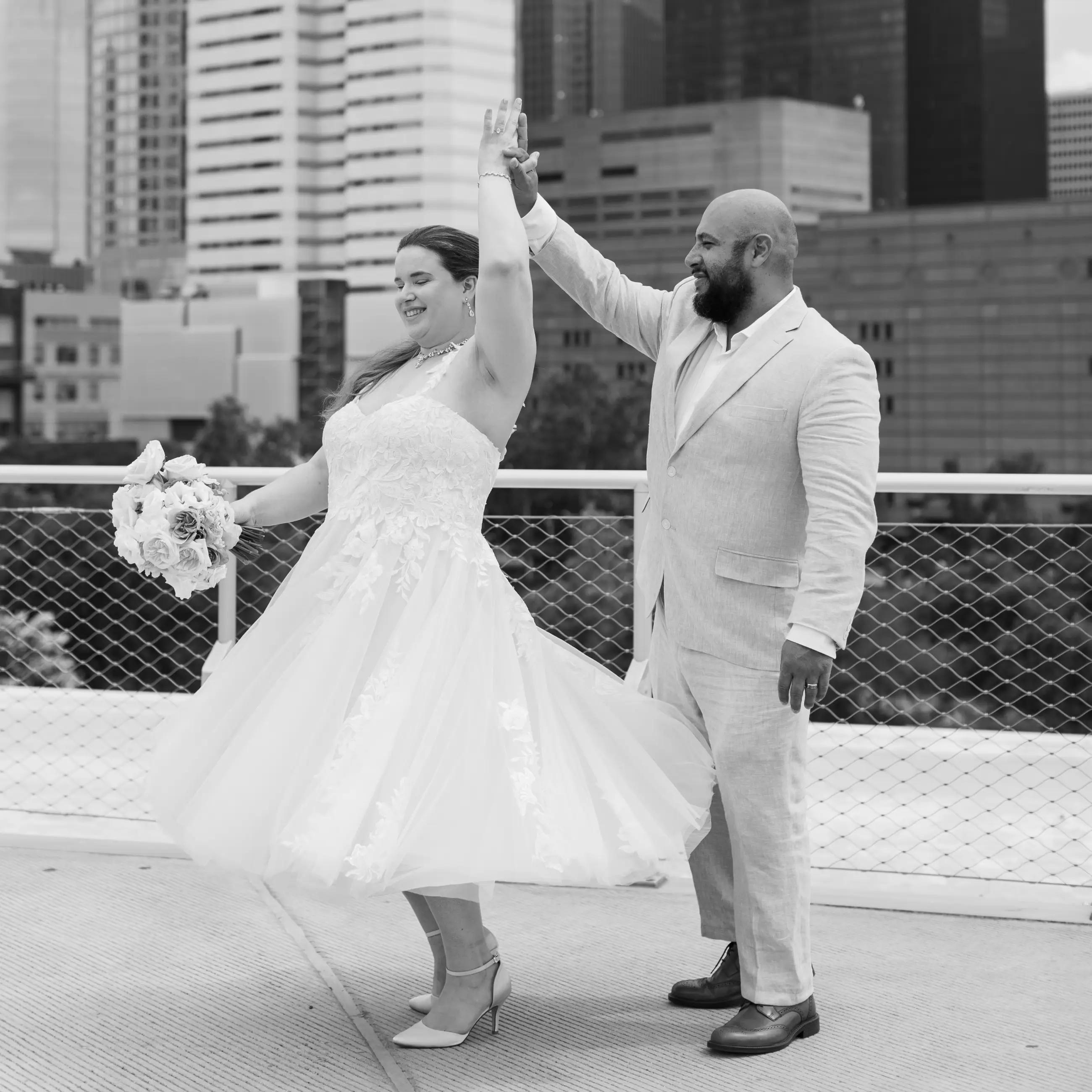 Our Brilliant Bride Amanda | Houston Courthouse Wedding Image