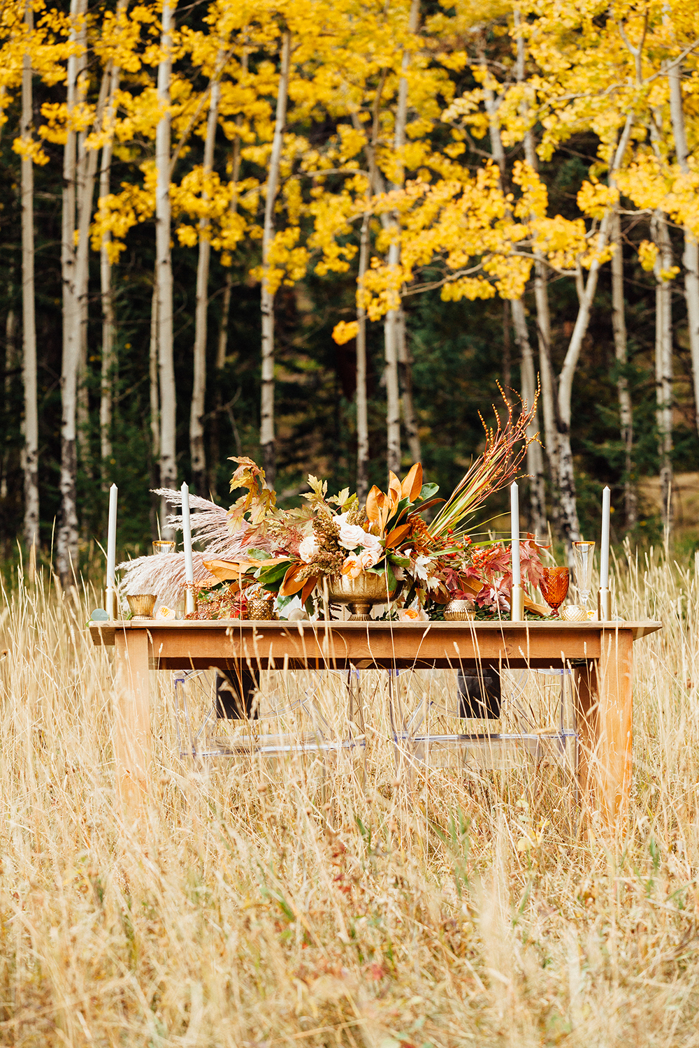 Colorado Fall Wedding Inspired Styled Shoot Gallery. Desktop Image