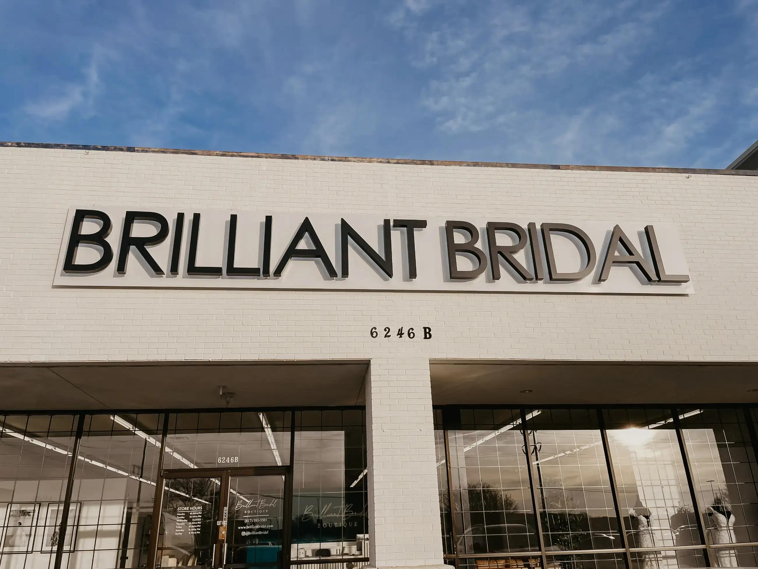 Photo of Brilliant Bridal Dallas showroom interior